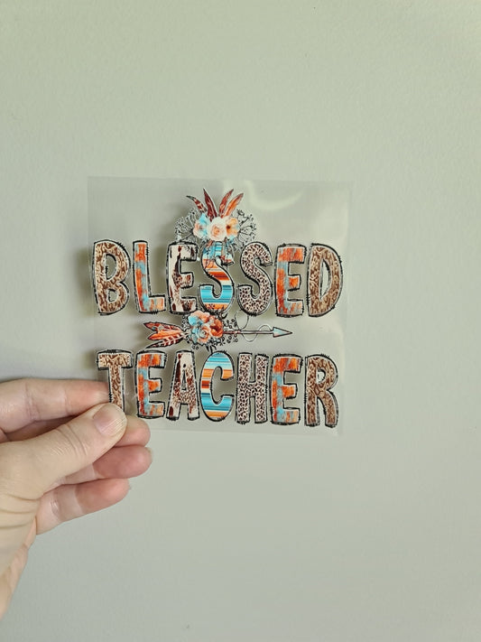 TEACHER AND KAIAKO dtf transfer Maori design 11cm sticker #1472