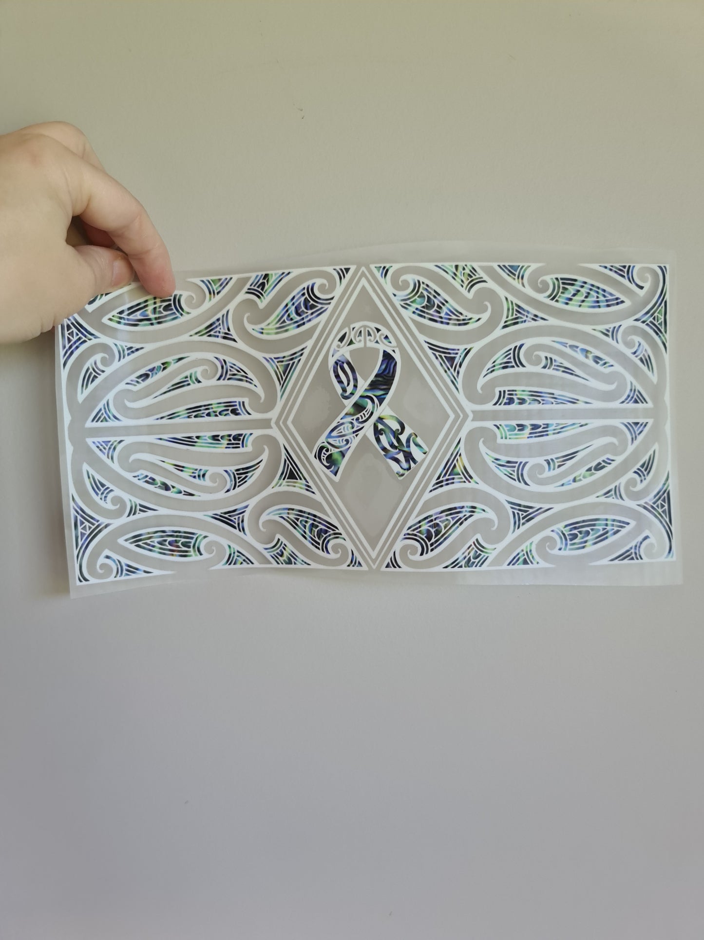 Sublimation custom Maori design Iron on 30cm