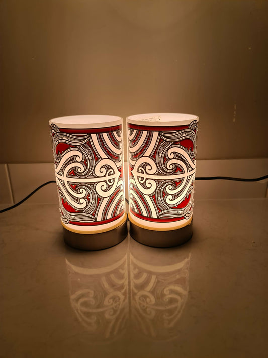 Maori design touch lamp - set 2 lamps (pre-order)