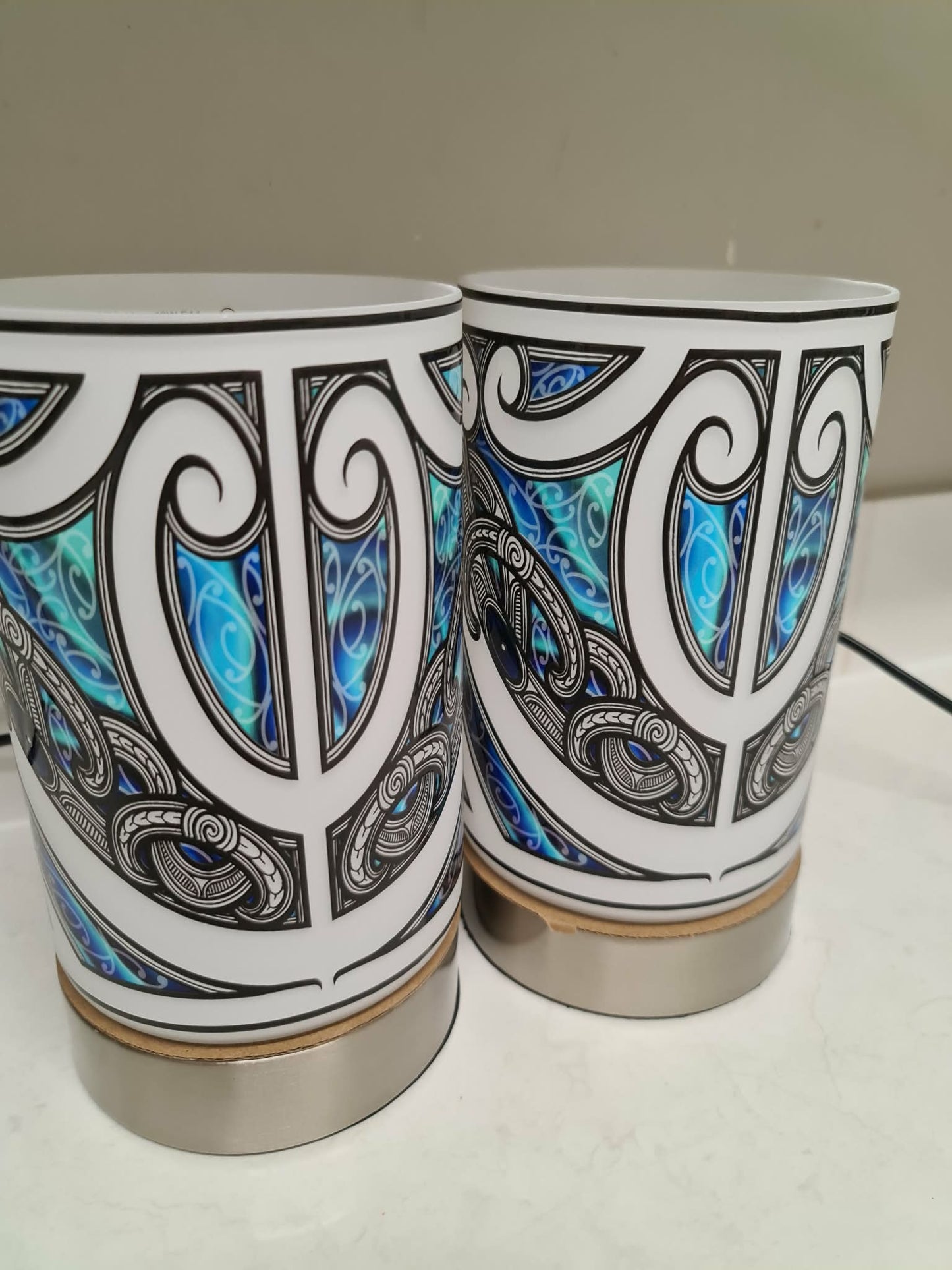 Maori design touch lamp - set 2 lamps (pre-order)
