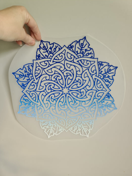Sublimation custom Maori design Iron on 30cm