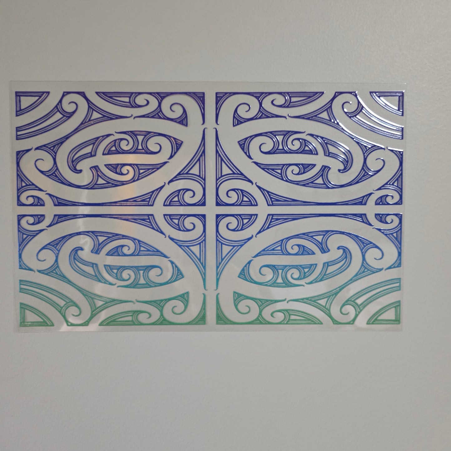 XL UV DTF DECAL MAORI DESIGN 28CMX17CM for touch lamps #311