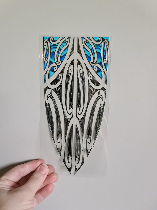 UV dtf Maori design 23cmx11cm 16oz wrap #1087