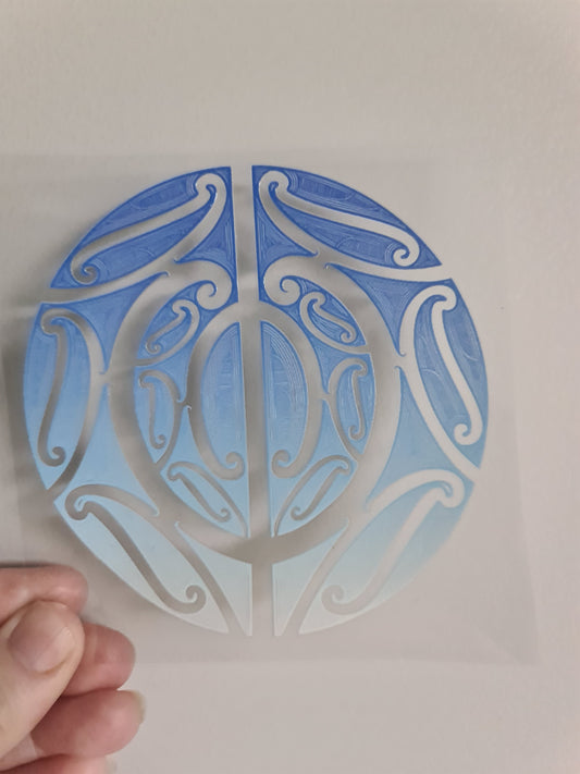UV dtf Maori design mini size 11cmx11cm #431