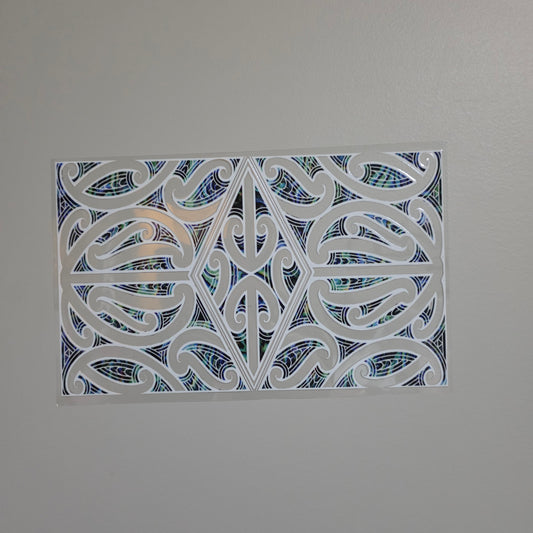 XL UV DTF DECAL MAORI DESIGN 28CMX17CM for touch lamps #283
