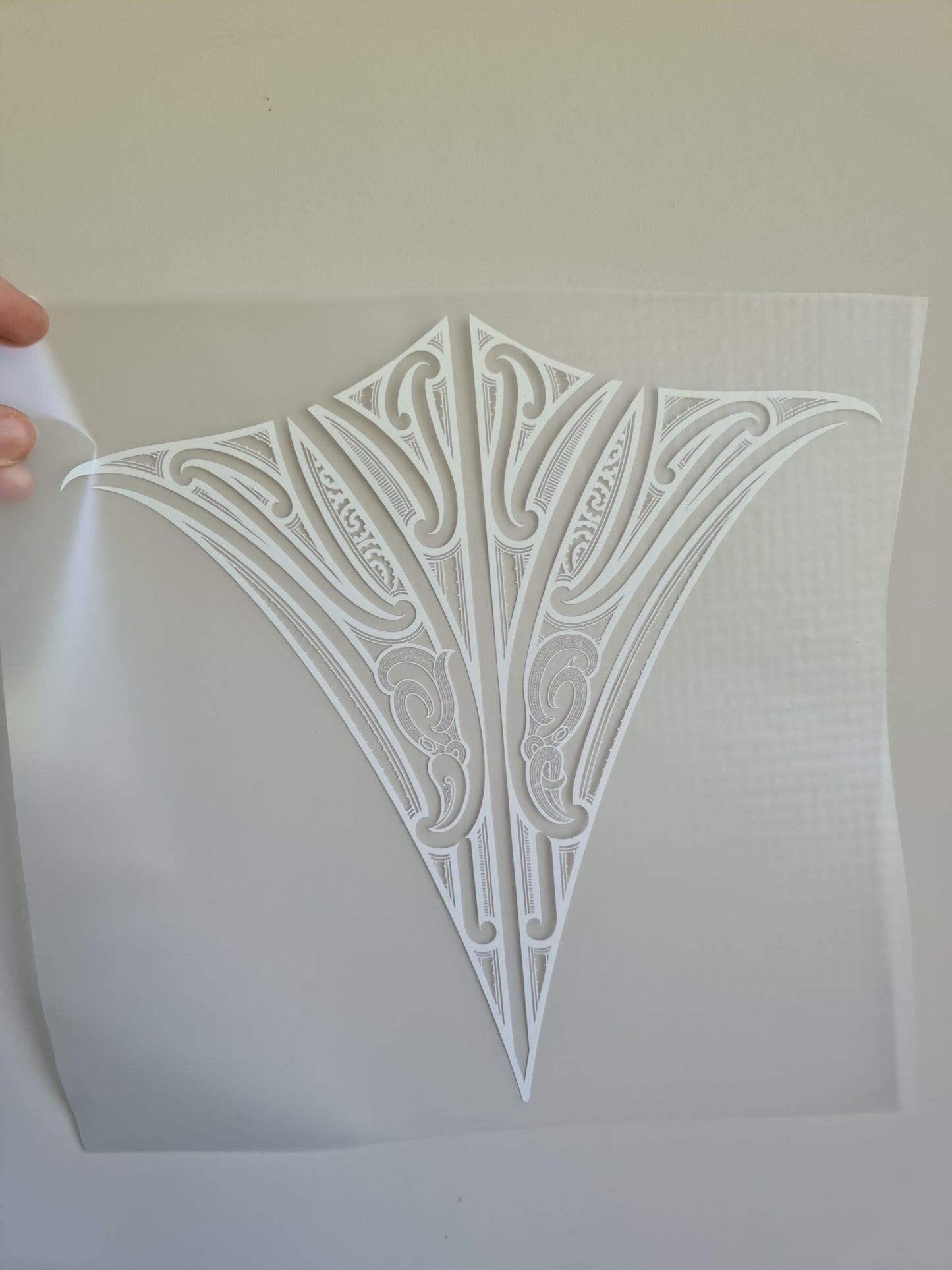 Sublimation custom Maori design Iron on 30cm
