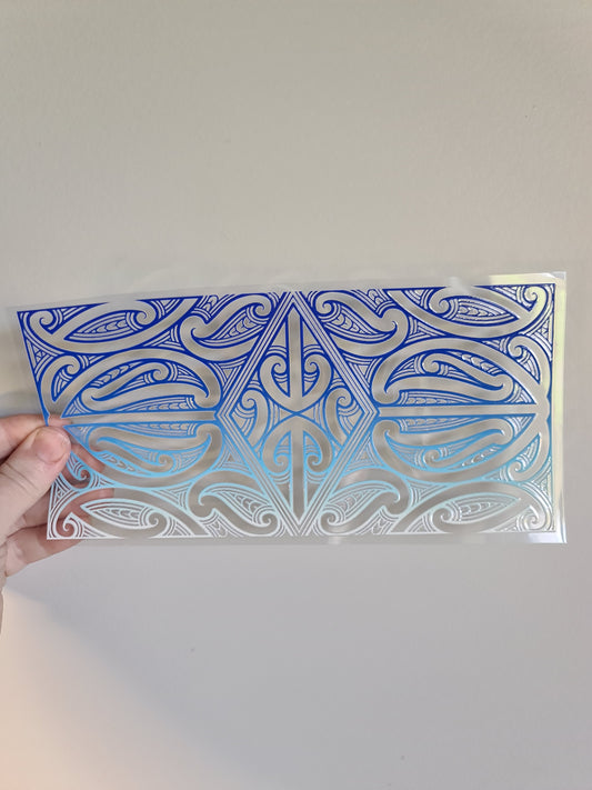UV dtf Maori design 23cmx11cm 16oz wrap #1108