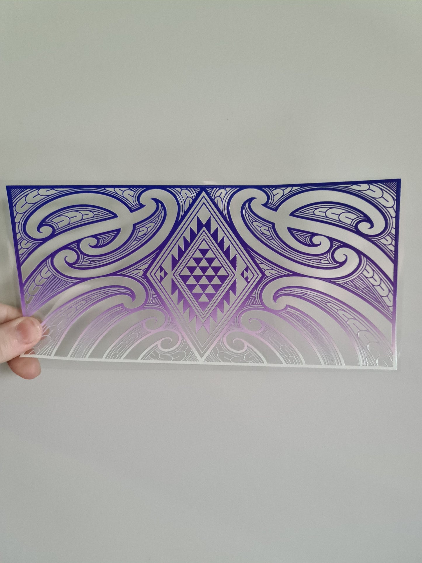 UV dtf Maori design 23cmx11cm 16oz wrap #1141