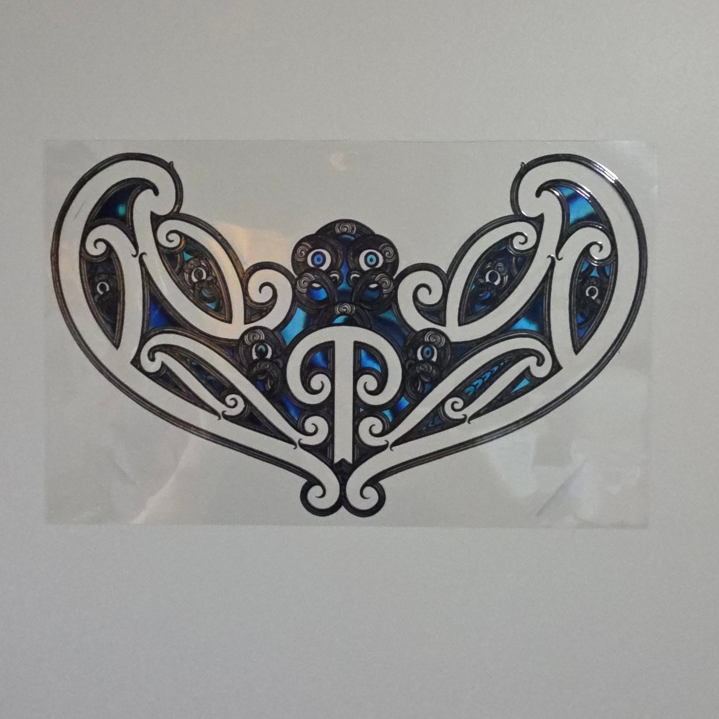 XL UV DTF DECAL MAORI DESIGN 28CMX17CM for touch lamps #295
