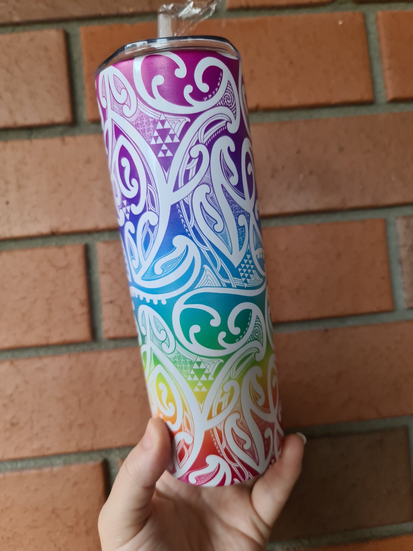 20oz Tumbler custom Maori design