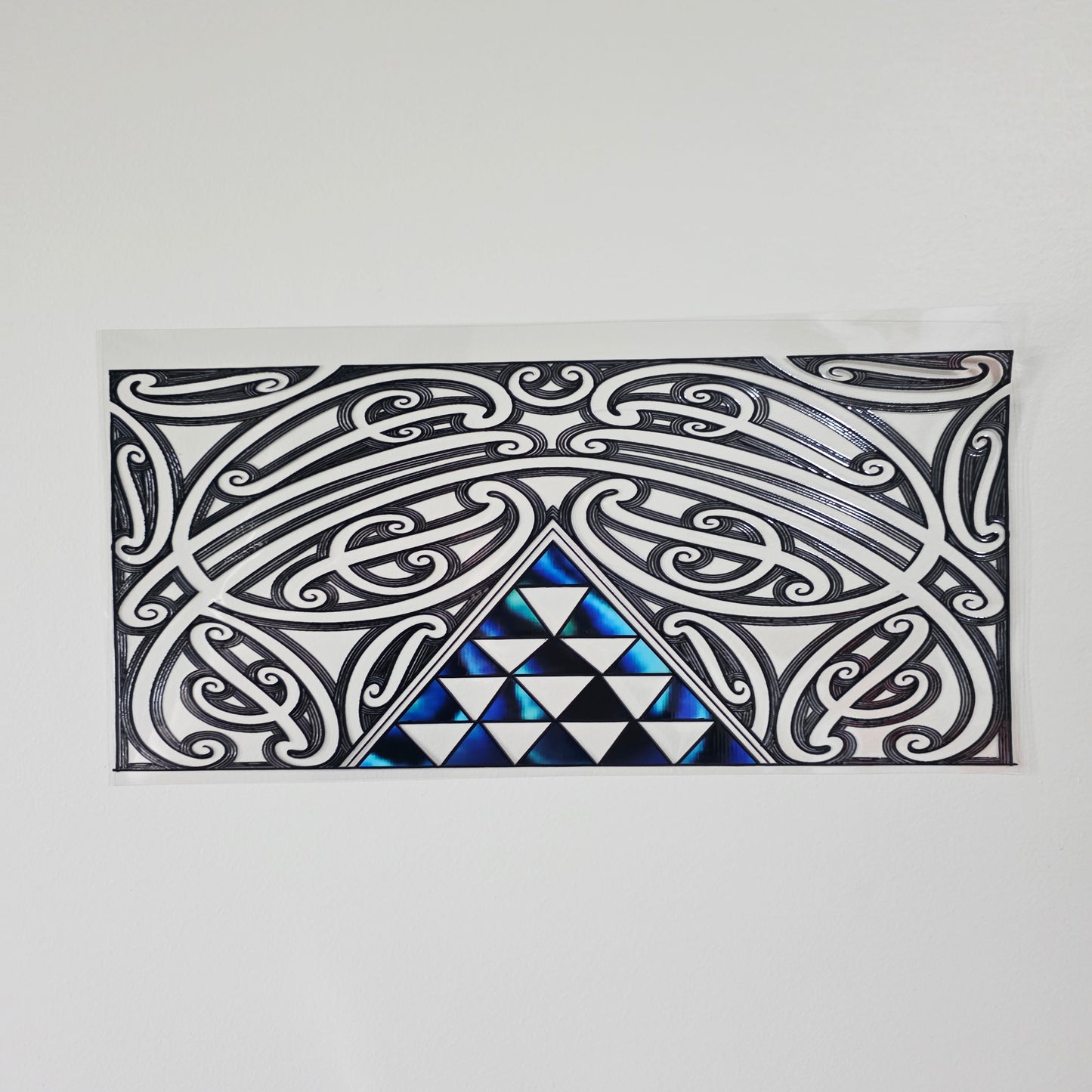XL UV DTF DECAL MAORI DESIGN 38CMX17CM for touch lamps #27