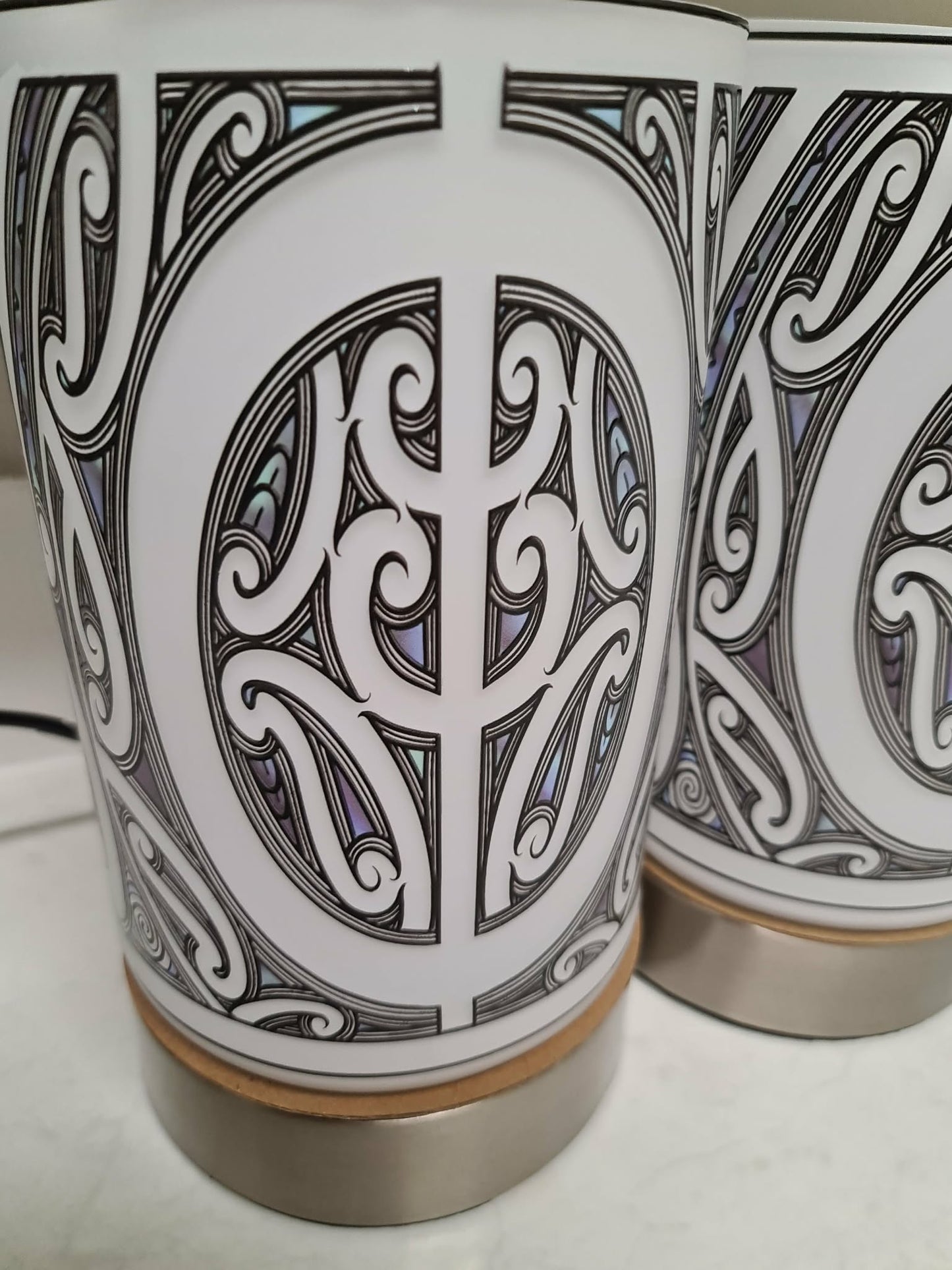 Maori design touch lamp - set 2 lamps (pre-order)
