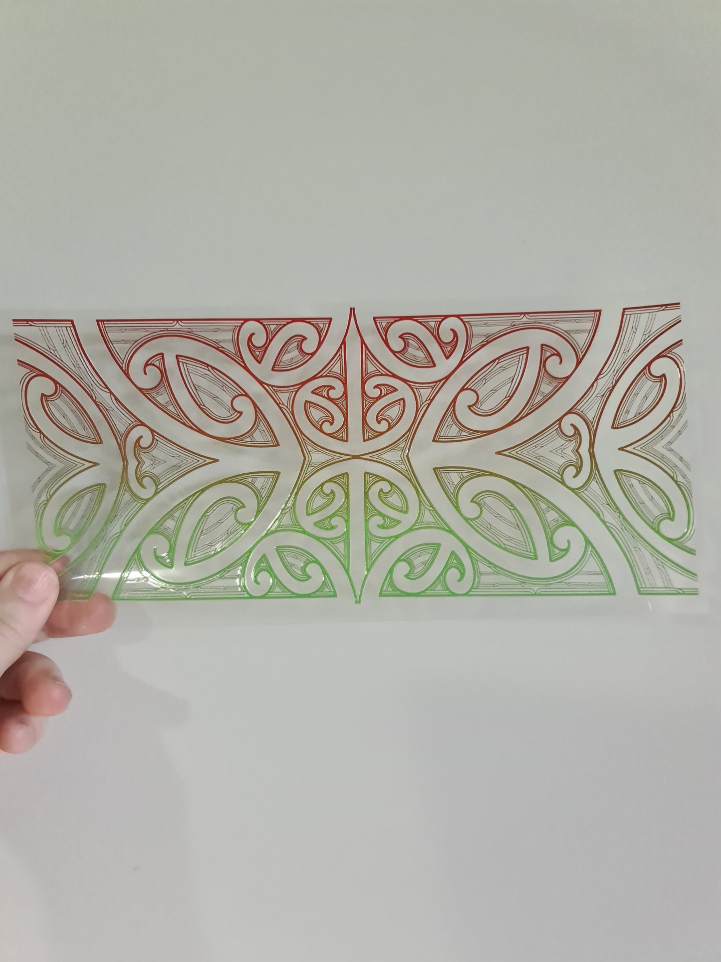 UV dtf Maori design 23cmx11cm 16oz wrap #779