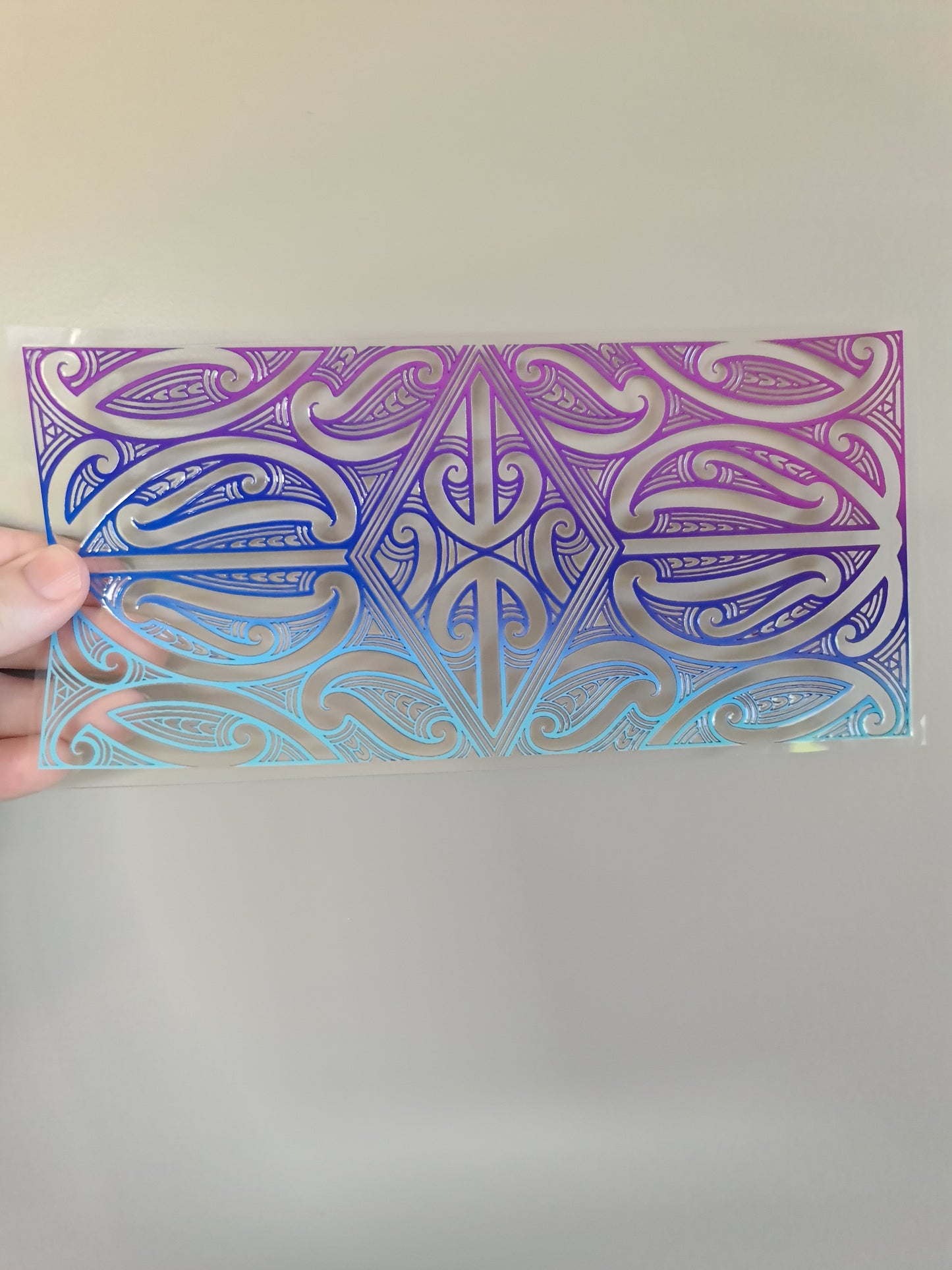 Uv dtf Maori design 23cmx11cm 16oz wrap #221