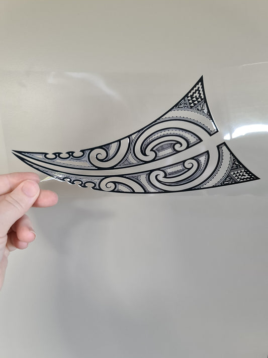 UV dtf Maori design 23cmx11cm 16oz wrap #295