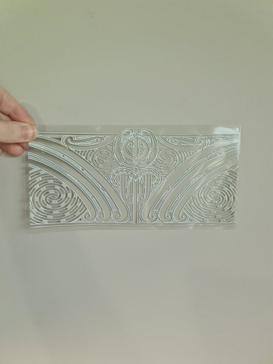 UV dtf transfer Maori design 23cmx11cm 16oz wrap #1165