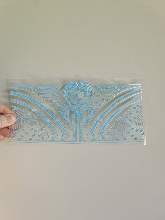 UV dtf transfer Maori design 23cmx11cm 16oz wrap #1336