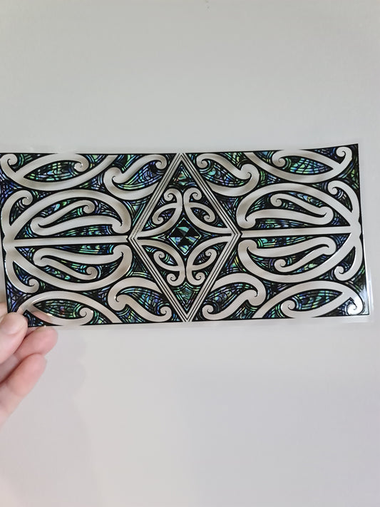 UV dtf Maori design 23cmx11cm 16oz wrap #799