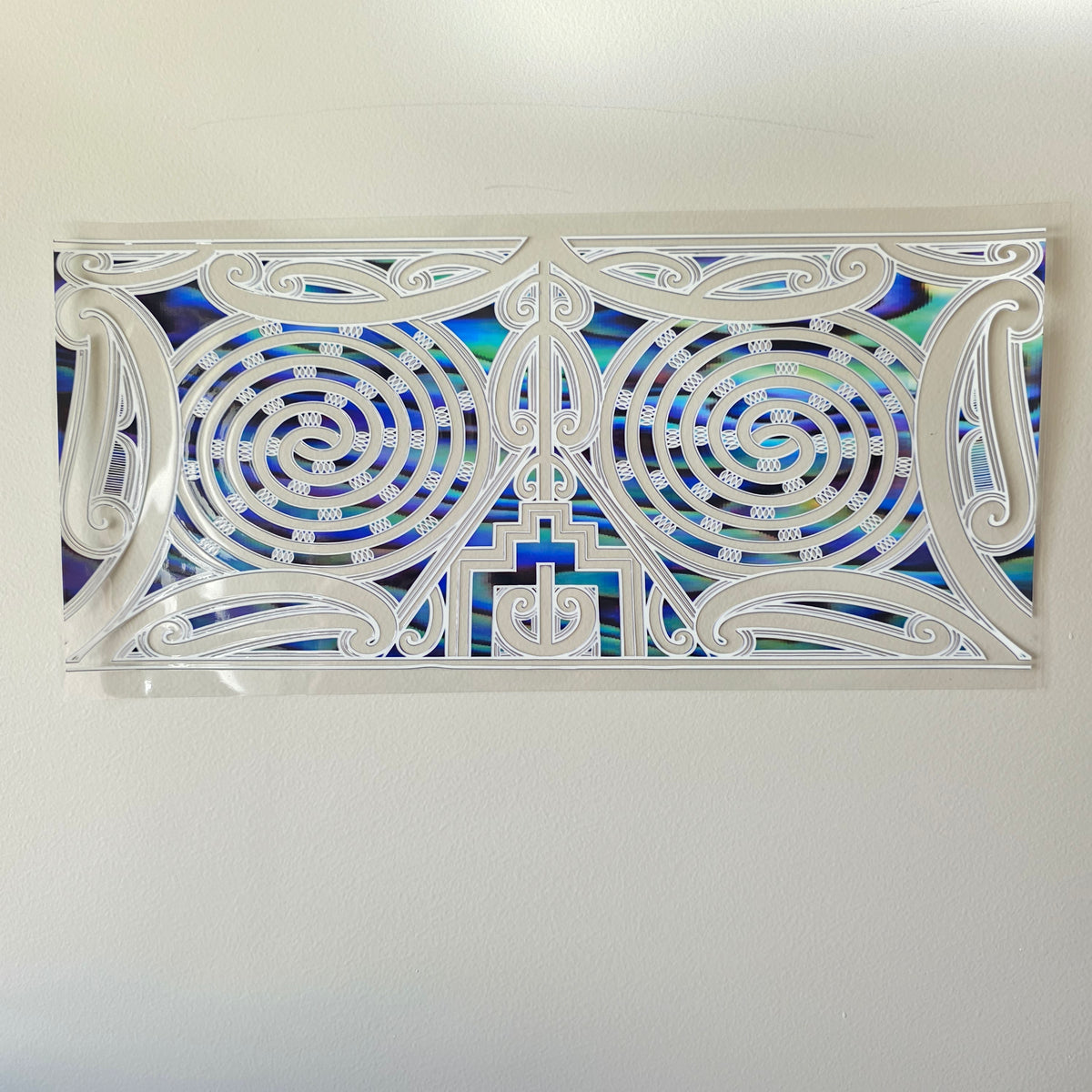 XL UV DTF DECAL MAORI DESIGN 38CMX17CM for touch lamps #60
