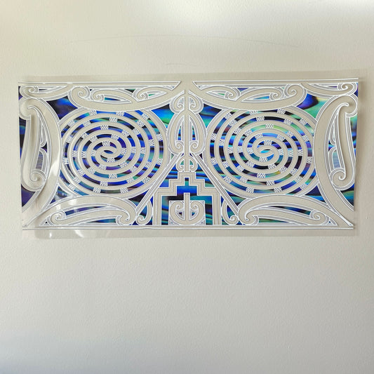 XL UV DTF DECAL MAORI DESIGN 38CMX17CM for touch lamps #60