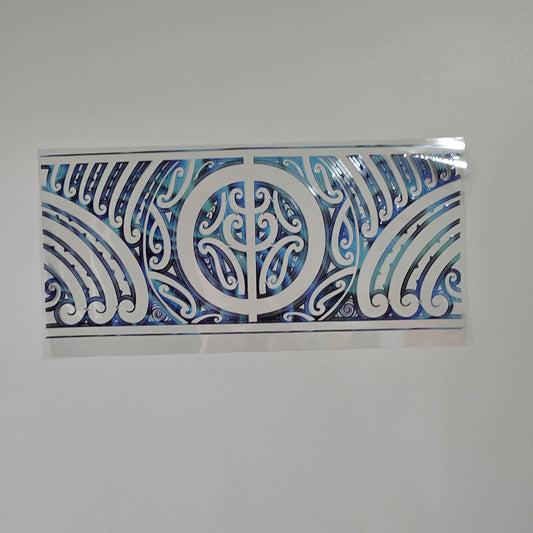 XL UV DTF DECAL MAORI DESIGN 38CMX17CM for touch lamps #52