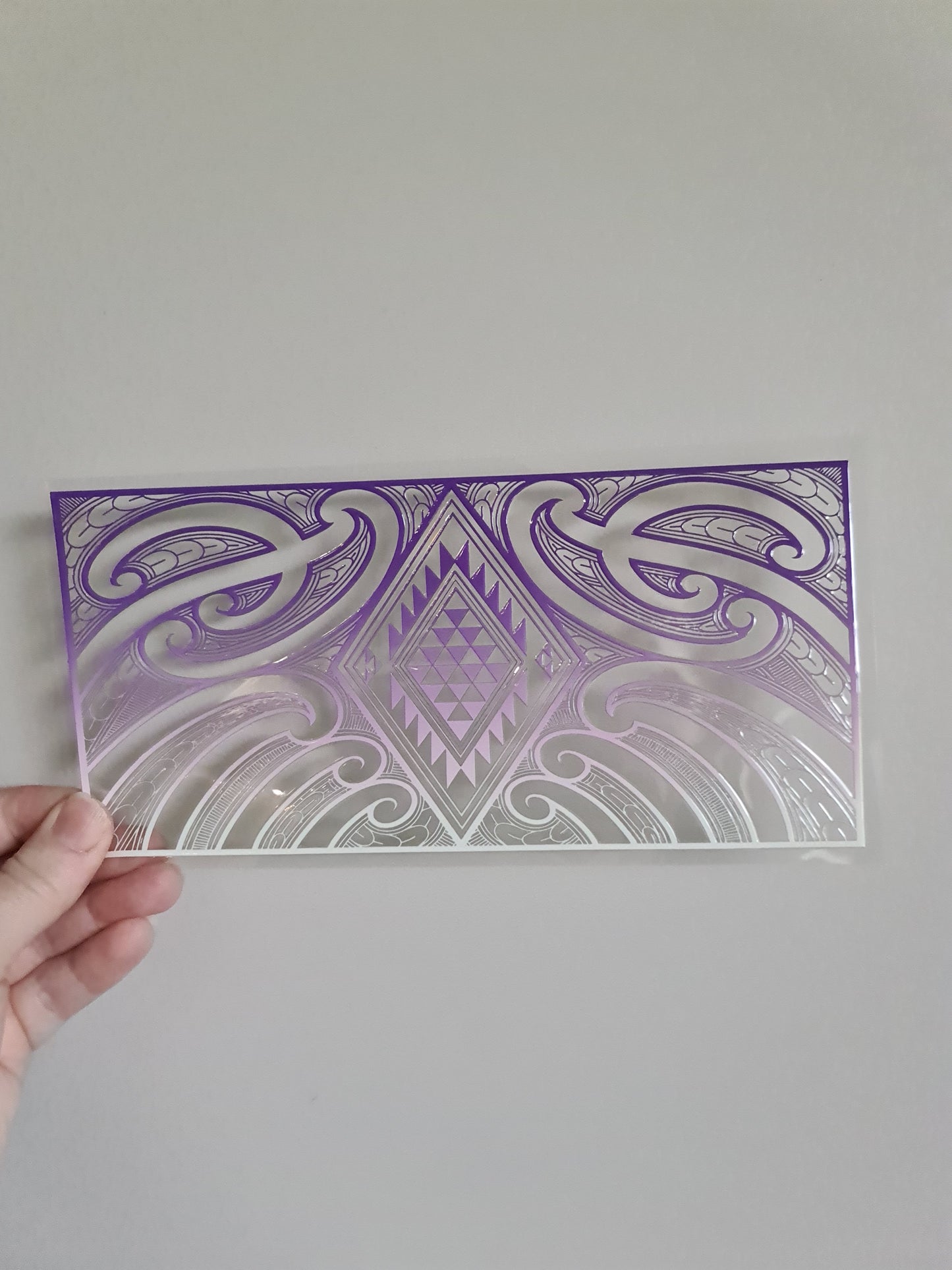 UV dtf Maori design 23cmx11cm 16oz wrap #1068