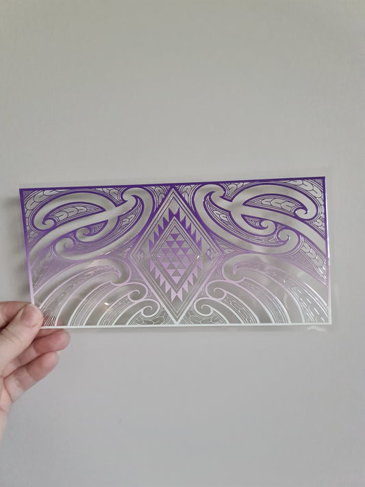 UV dtf Maori design 23cmx11cm 16oz wrap #1068