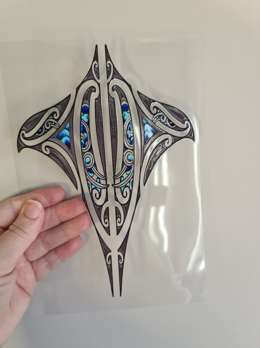 UV dtf Maori design A5 size 21cmx 14.8cm #388