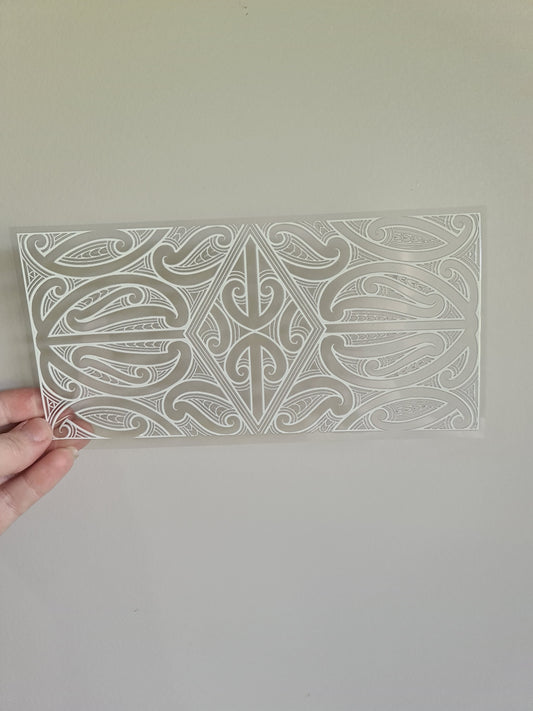 UV dtf Maori design 23cmx11cm 16oz wrap #719