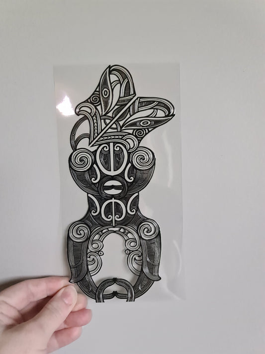 UV dtf Maori design 23cmx11cm 16oz wrap #1078