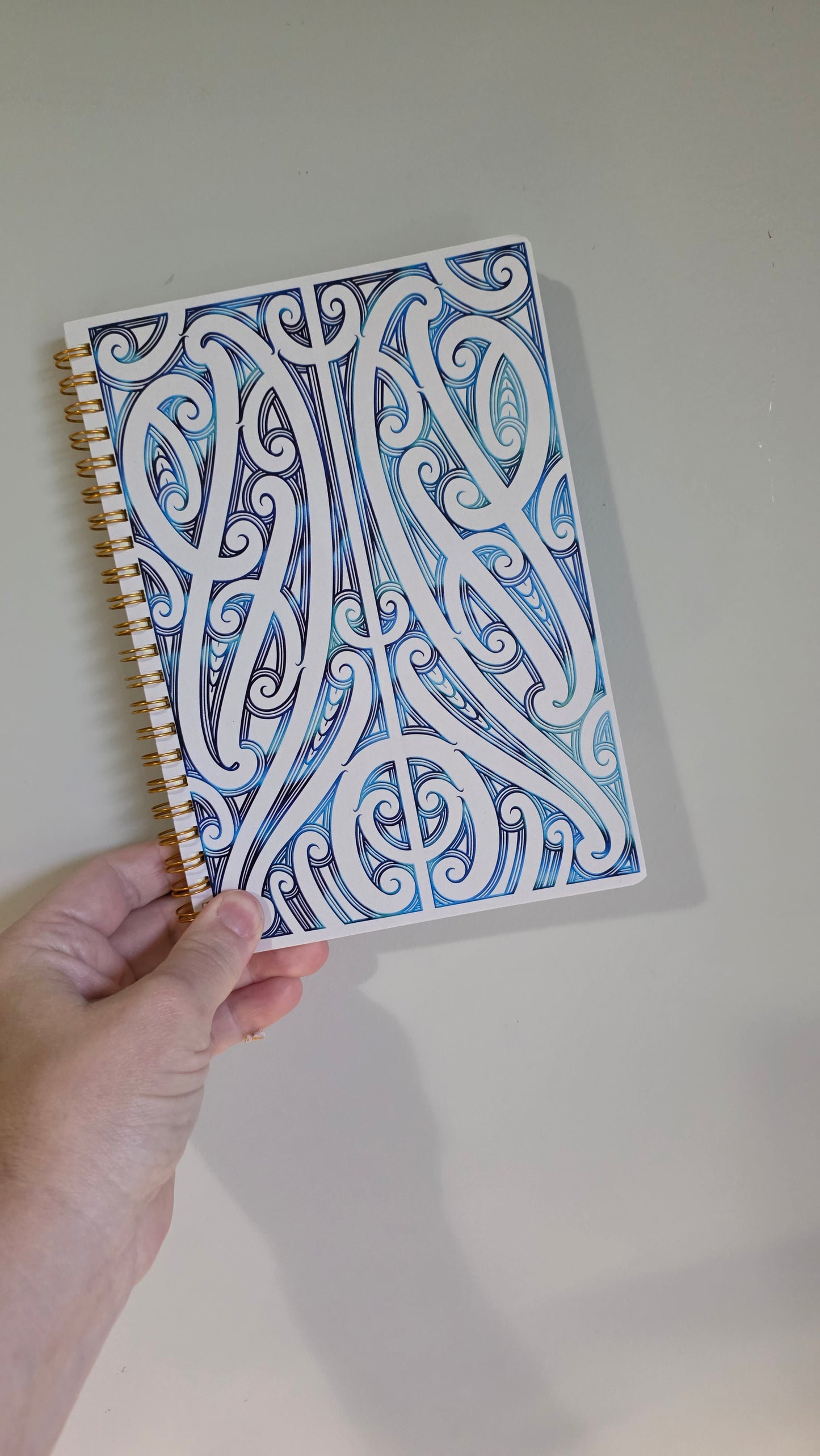 Custom A5 Maori design notebook