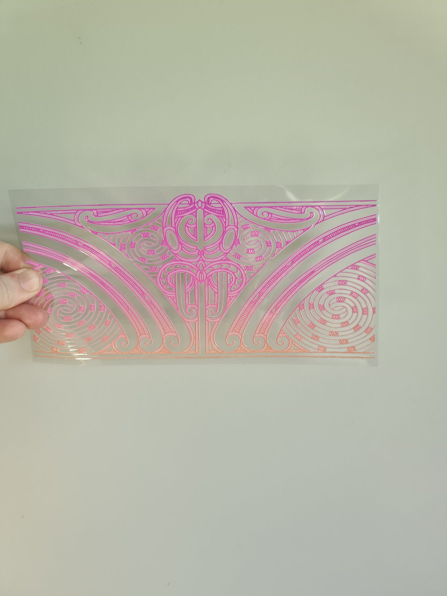 UV dtf transfer Maori design 23cmx11cm 16oz wrap #1335