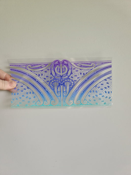 UV dtf transfer Maori design 23cmx11cm 16oz wrap #1291