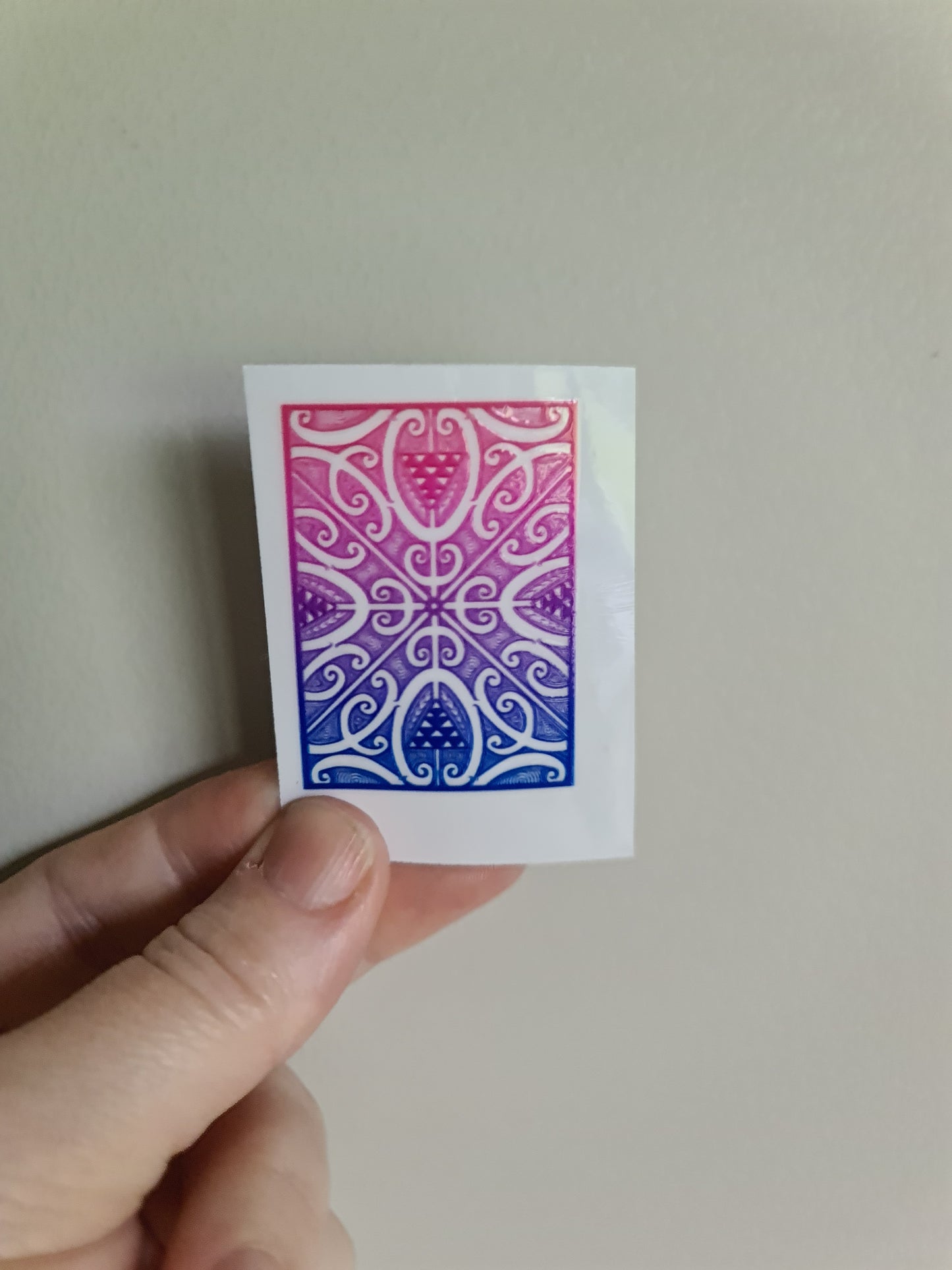 Tiny UV DTF transfer 5cmx5cm for bank cards and phones