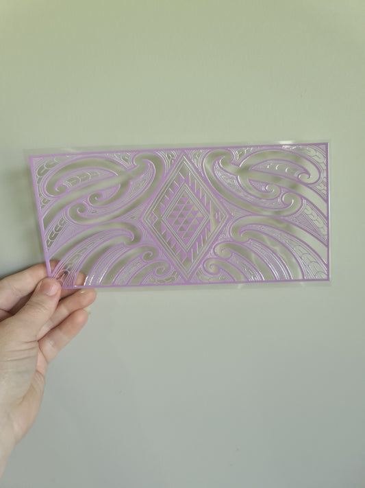 UV dtf Maori design 23cmx11cm 16oz wrap #643
