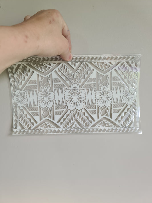 XL UV DTF DECAL MAORI DESIGN 28CMX17CM for touch lamps #117