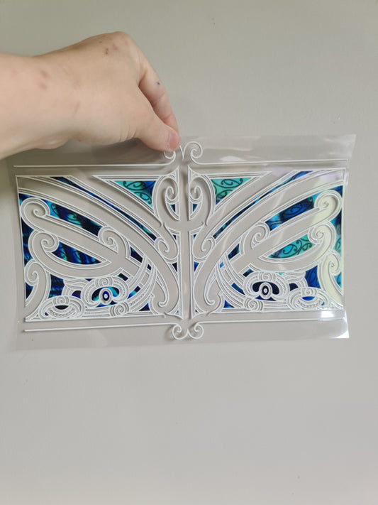 XL UV DTF DECAL MAORI DESIGN 28CMX17CM for touch lamps #76