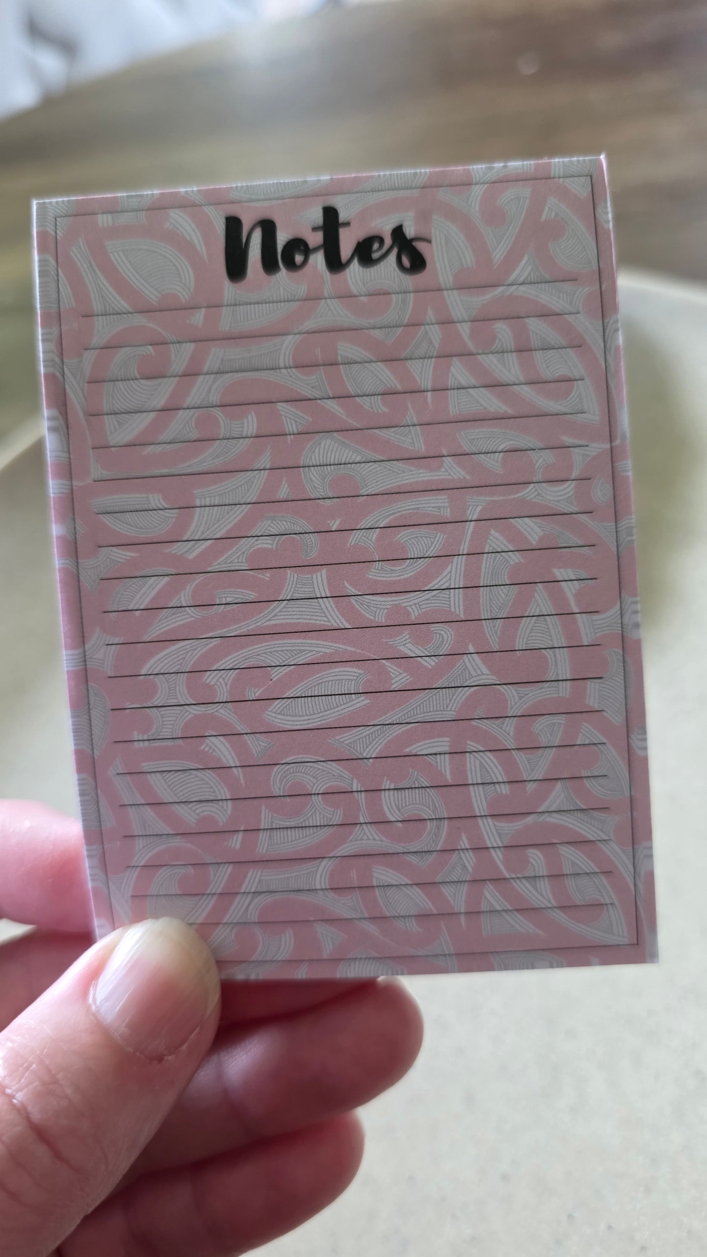 Maori design Sticky Note Pad 9cmx7.5cm