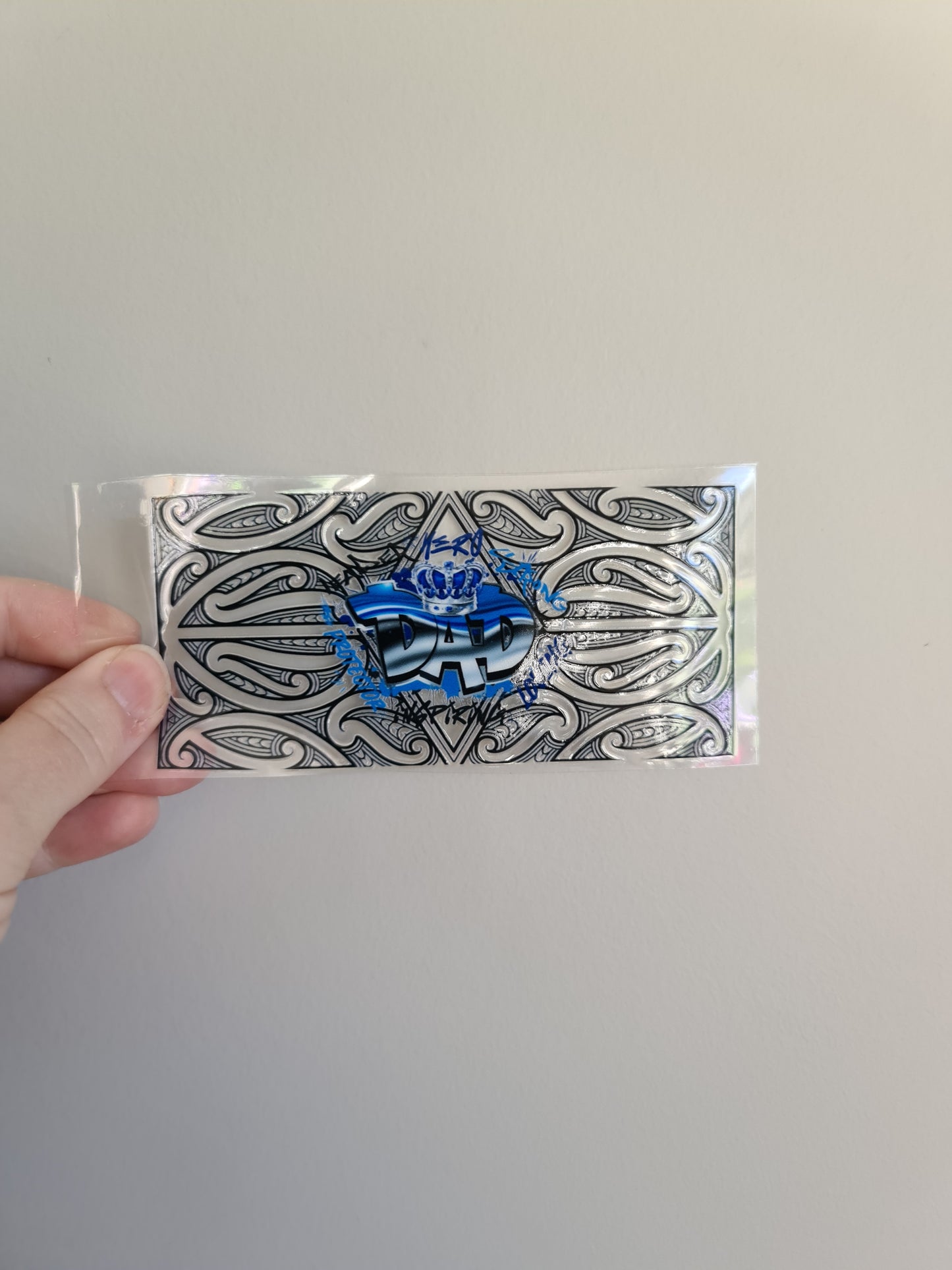 UV dtf Maori design mini size 12cm fathers day