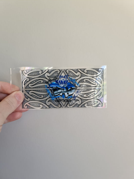 UV dtf Maori design mini size 12cm fathers day