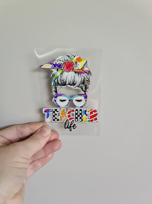 TEACHER AND KAIAKO dtf transfer Maori design 11cm sticker #1474