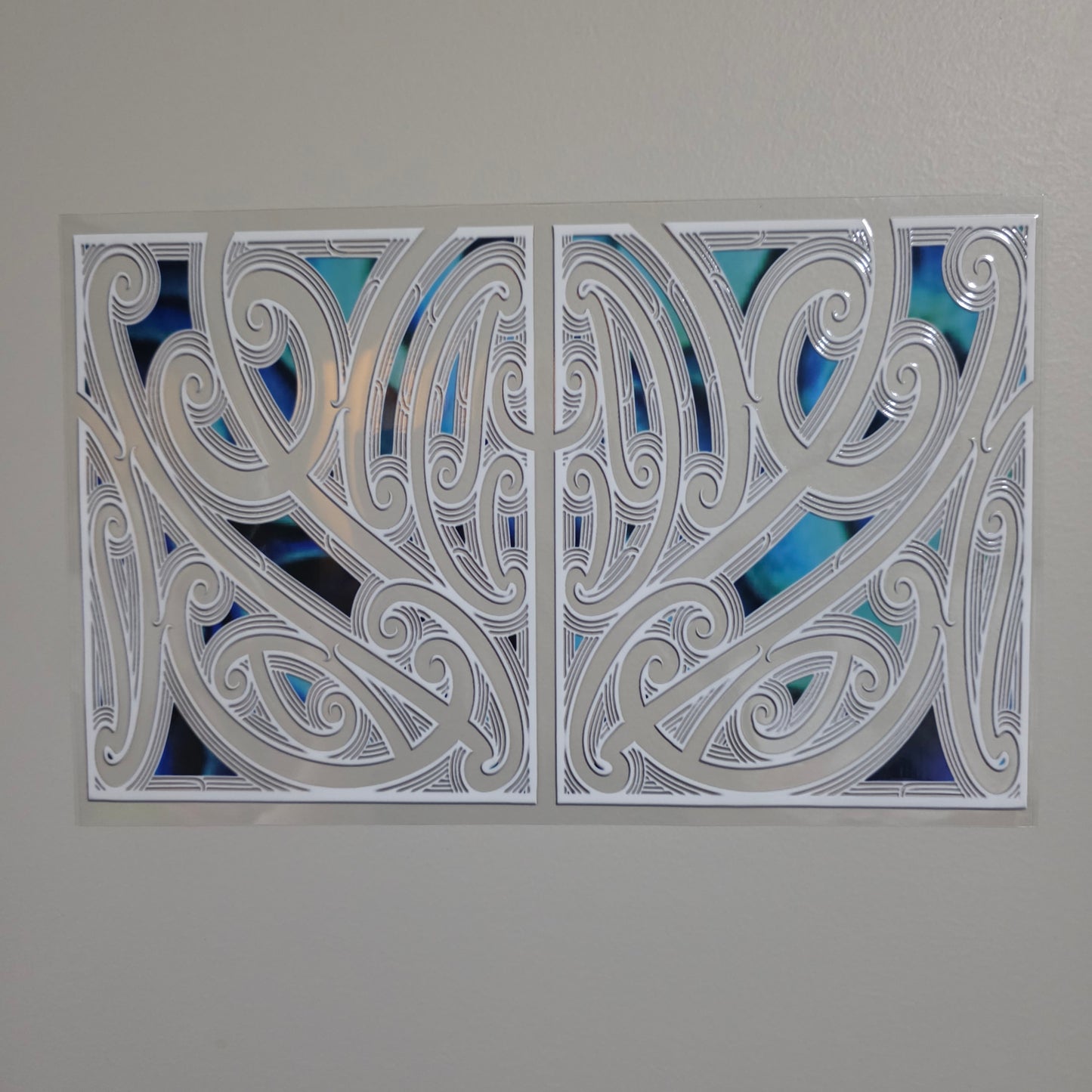 XL UV DTF DECAL MAORI DESIGN 28CMX17CM for touch lamps #288