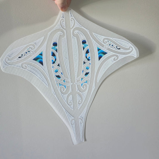 Maori design Iron on DTF 30cm