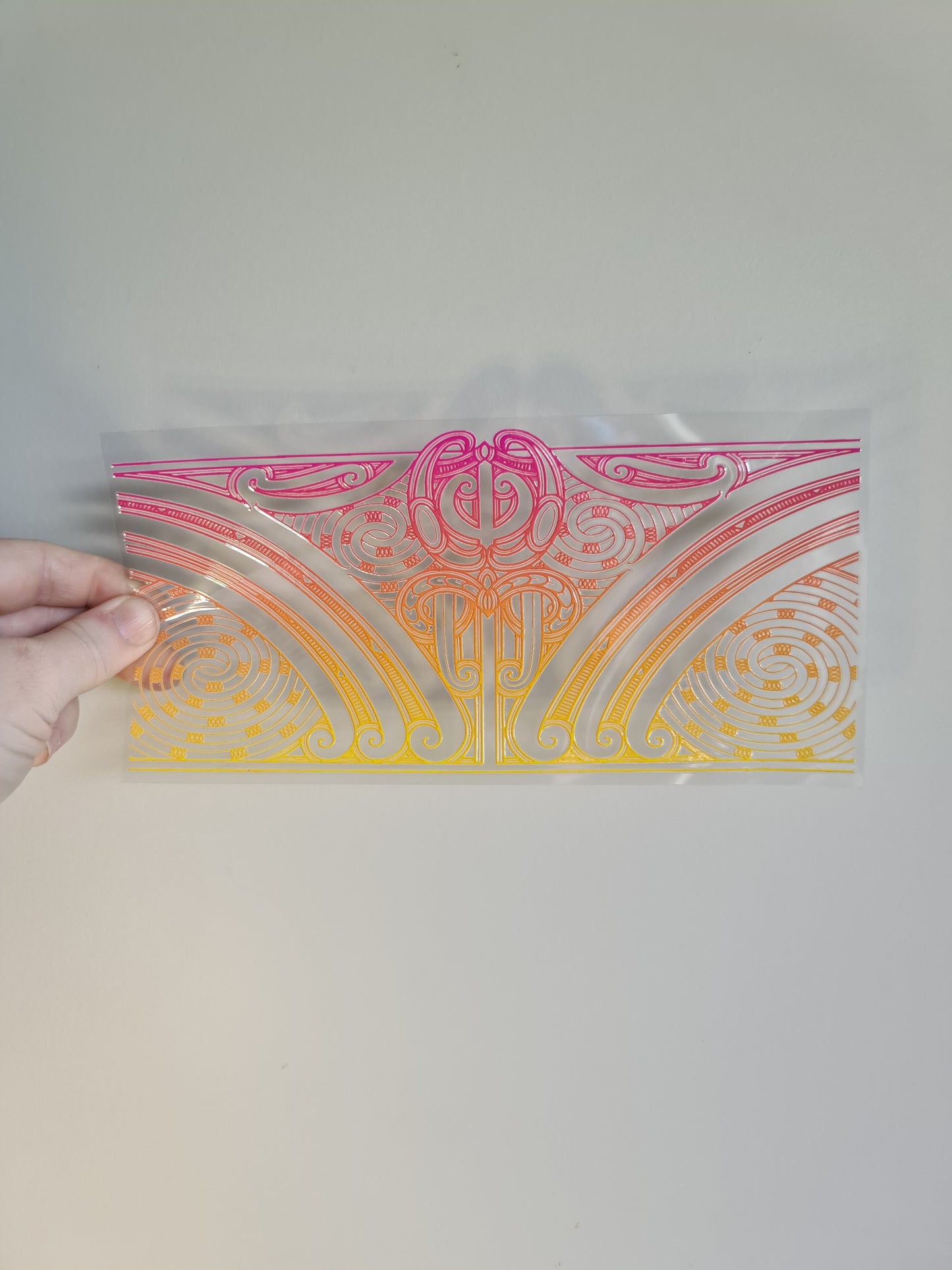UV dtf transfer Maori design 23cmx11cm 16oz wrap #1325