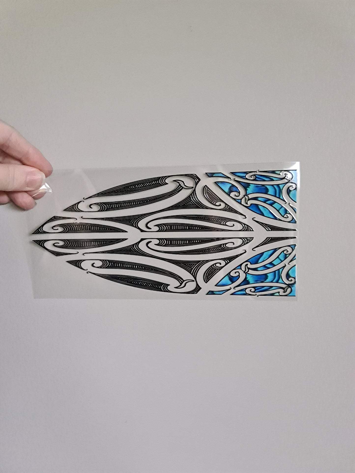 UV dtf Maori design 23cmx11cm 16oz wrap #1087