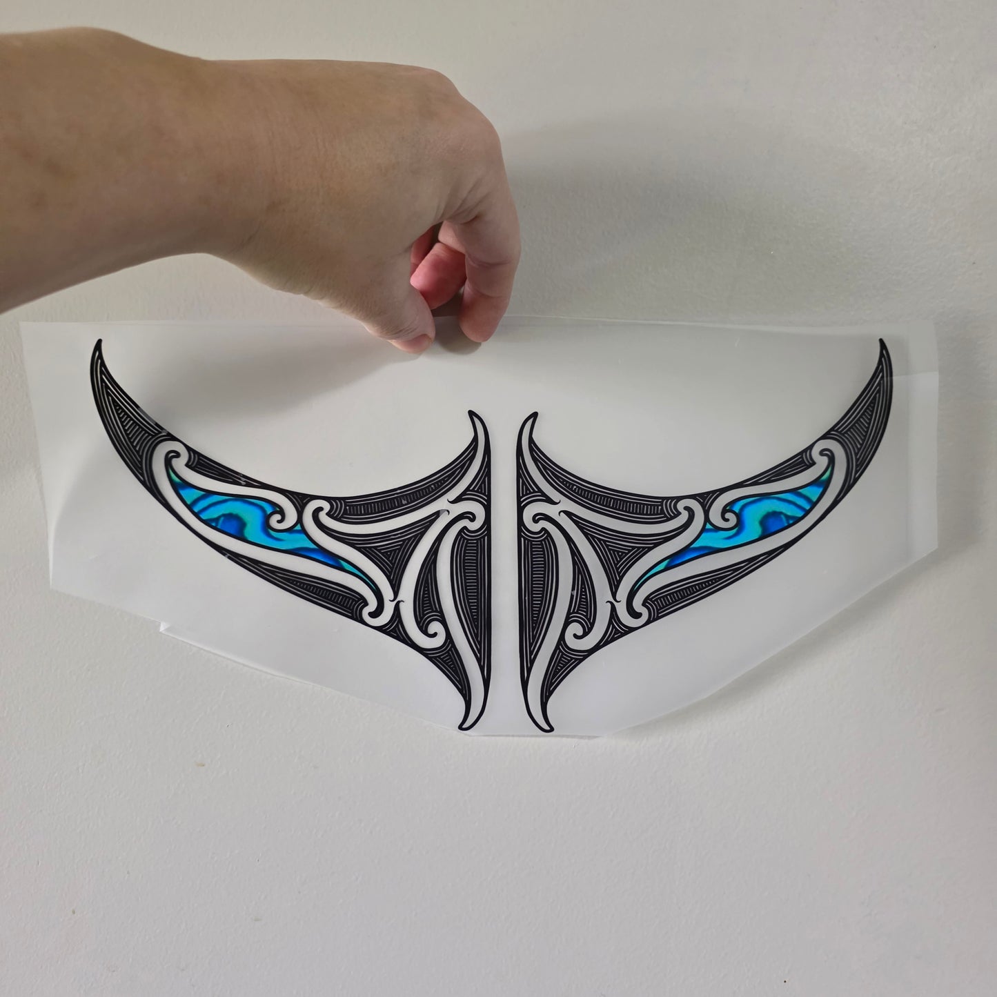 Maori design Iron on DTF 30cm