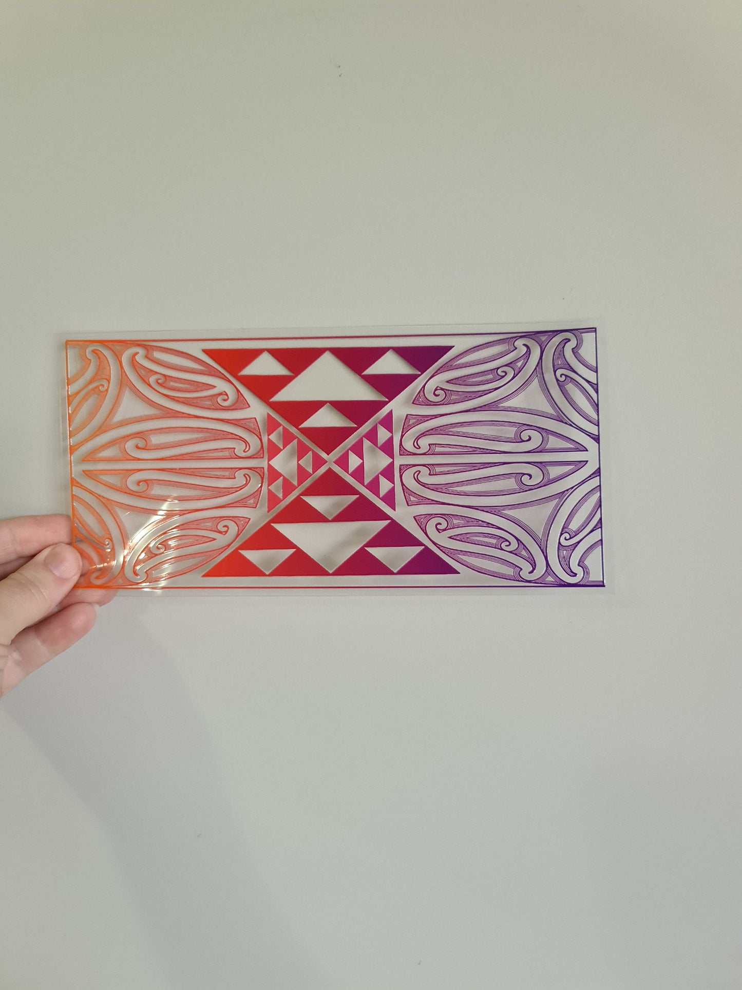 UV dtf Maori design 23cmx11cm 16oz wrap #524