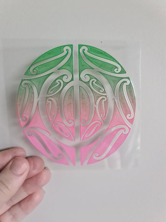 UV dtf Maori design mini size 11cmx11cm #427