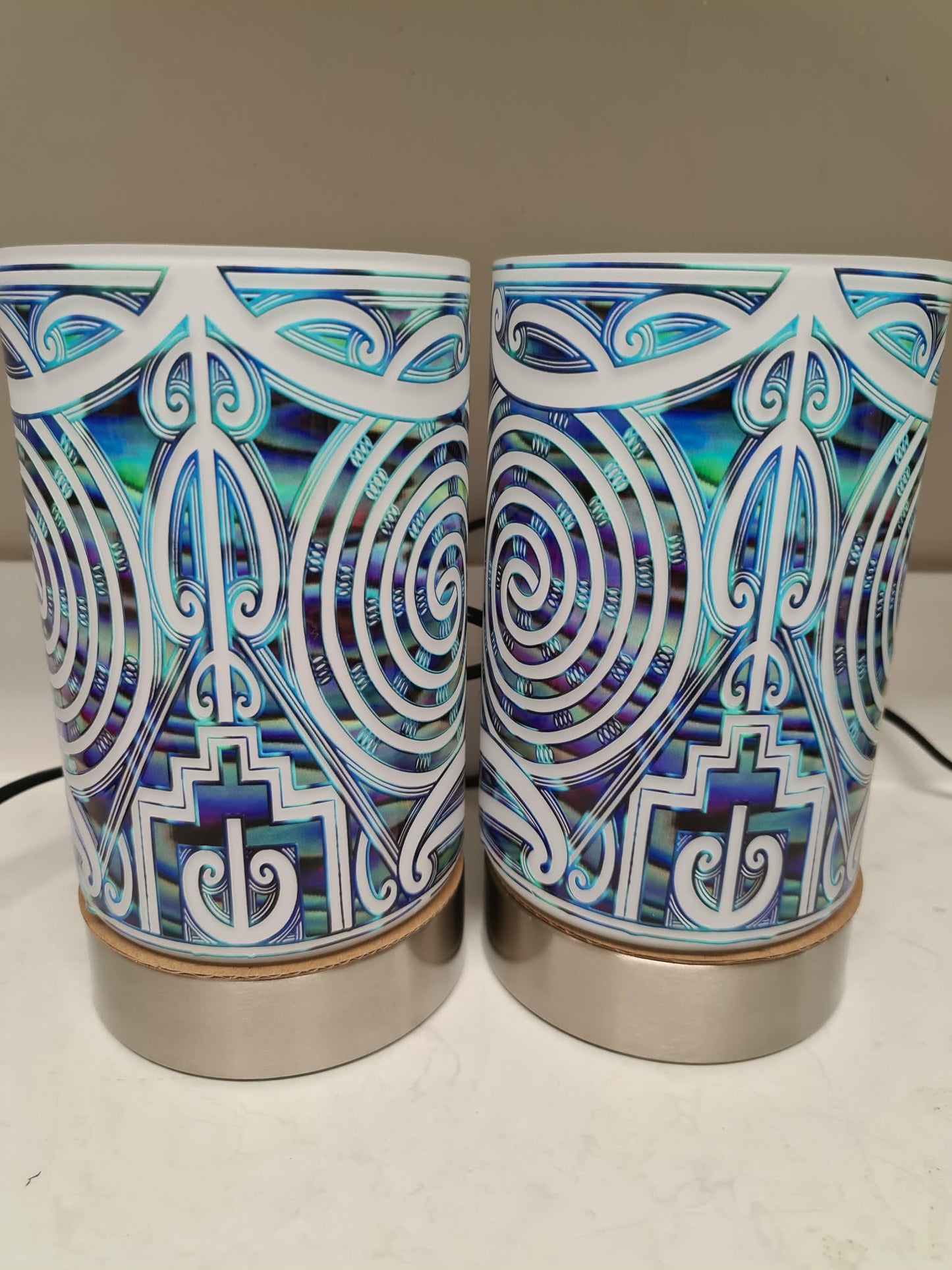 Maori design touch lamp - set 2 lamps (pre-order)