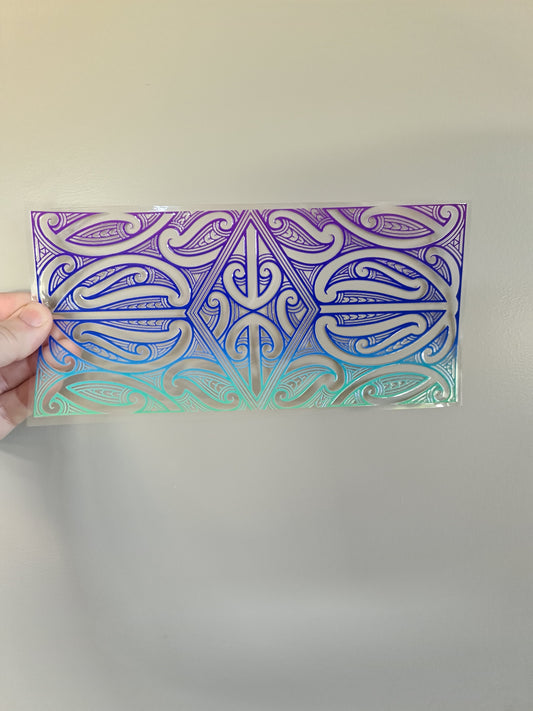 Uv dtf Maori design 23cmx11cm 16oz wrap #250